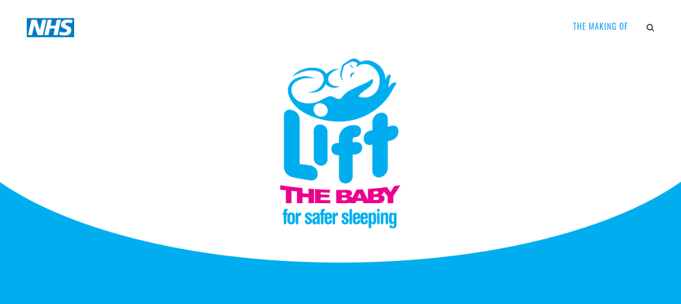 Lift the baby for safer sleep